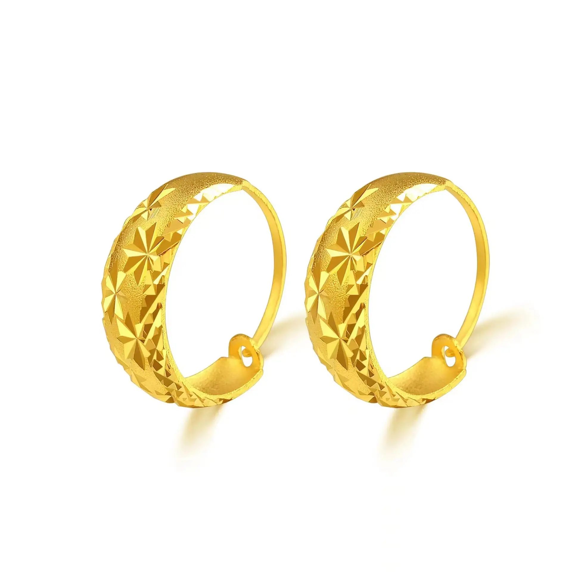 Vietnam Gold Star Earrings for Women