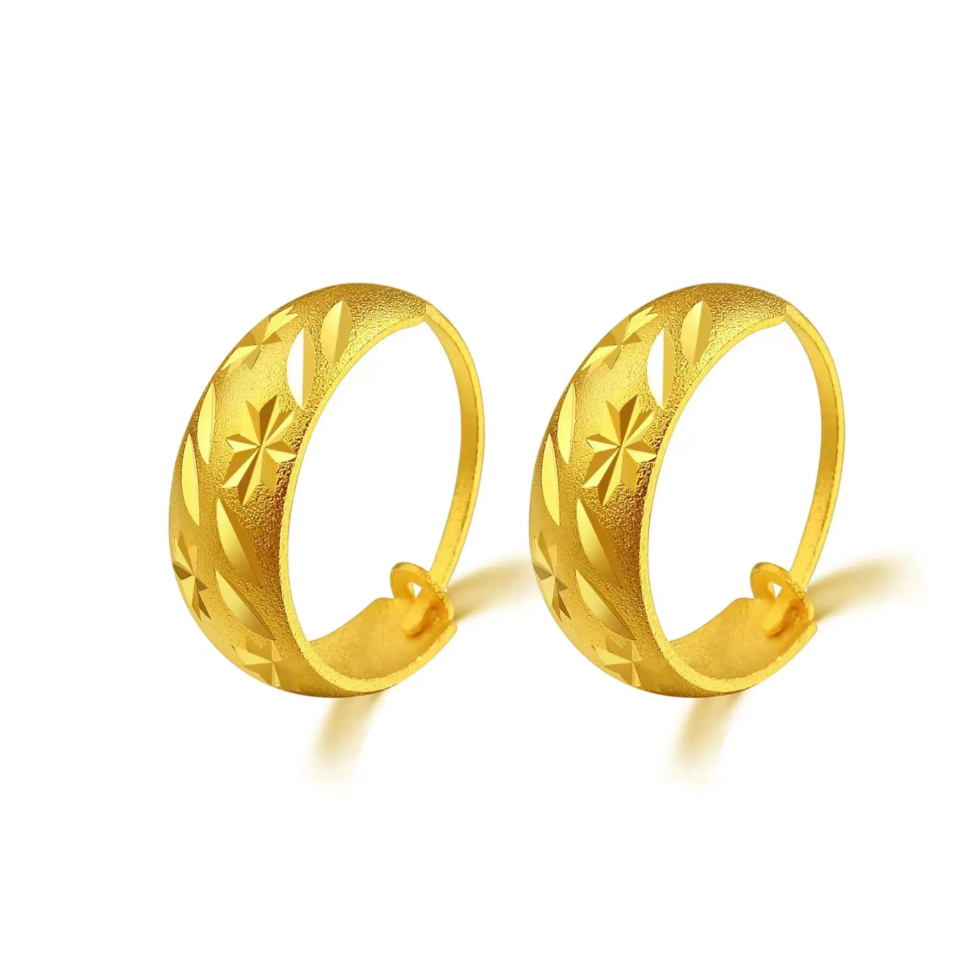 Vietnam Gold Star Earrings for Women — feature 5