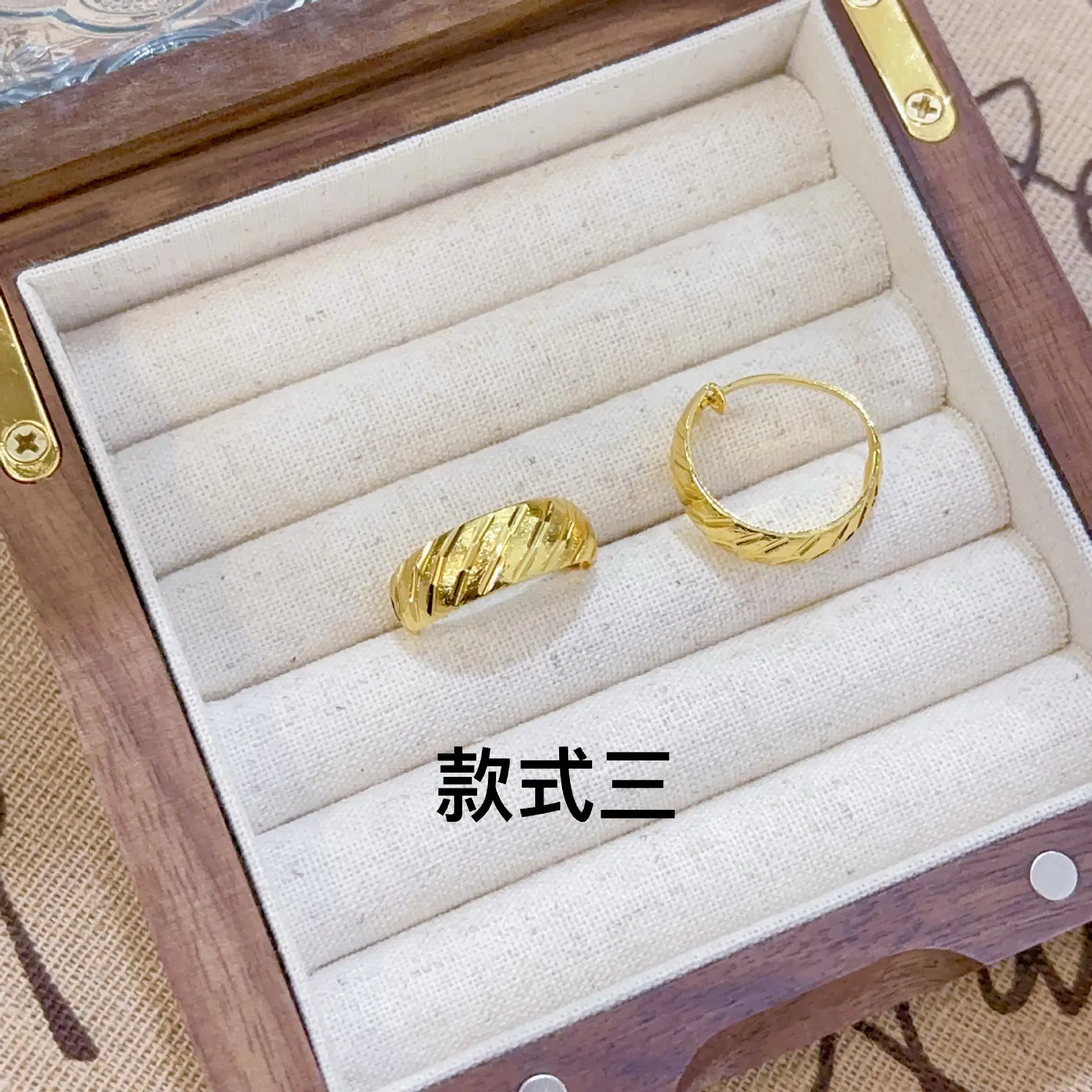 Vietnam Gold Star Earrings for Women