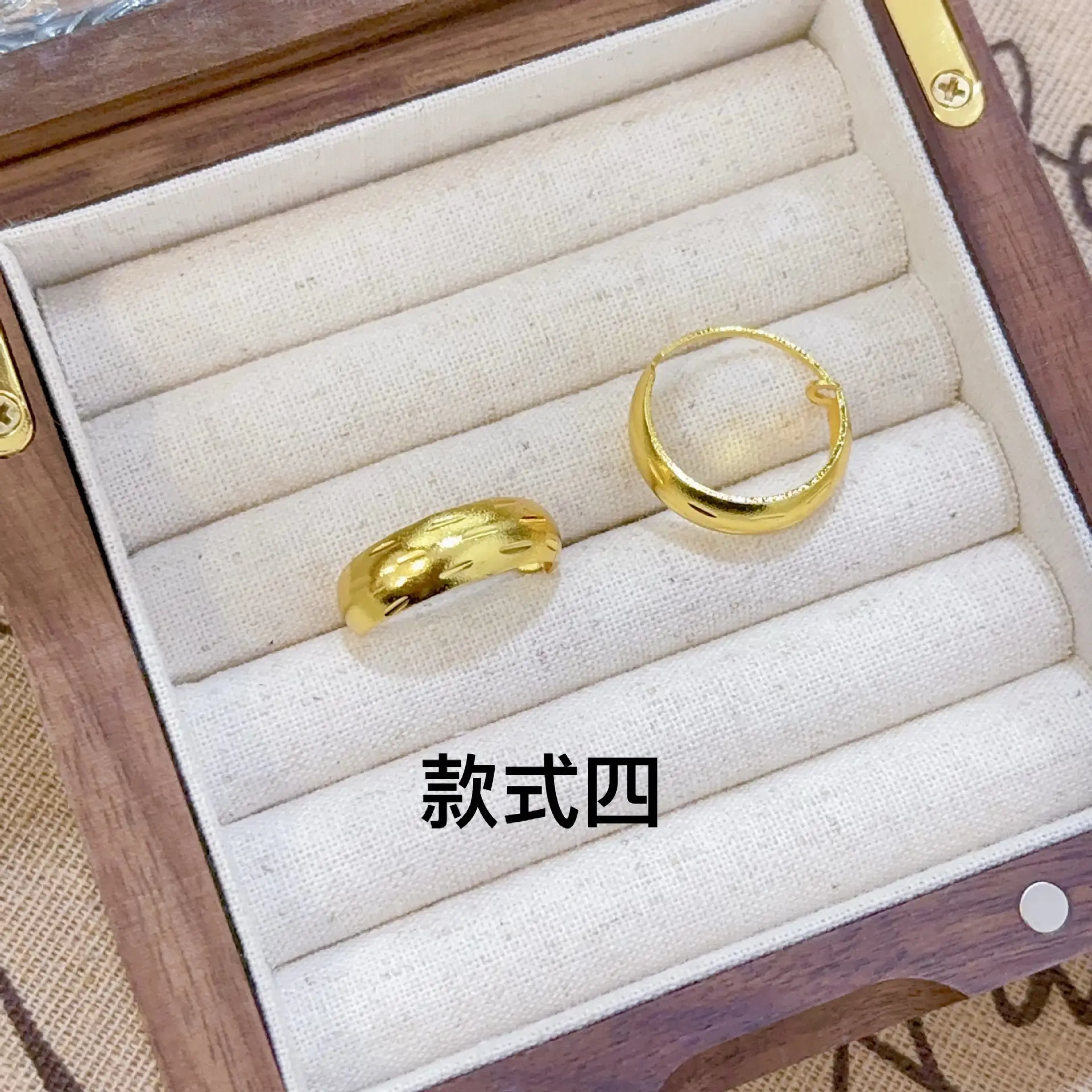 Vietnam Gold Star Earrings for Women