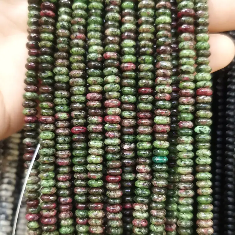 Natural Stone Flat Beads Lapis Lazuli Spacer Abacus — feature 14