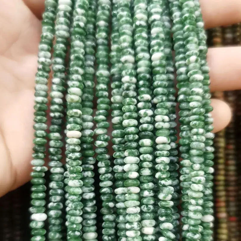 Natural Stone Flat Beads Lapis Lazuli Spacer Abacus - Image 11