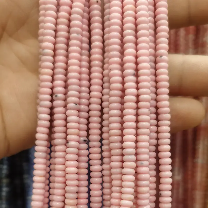 Natural Stone Flat Beads Lapis Lazuli Spacer Abacus - Image 12