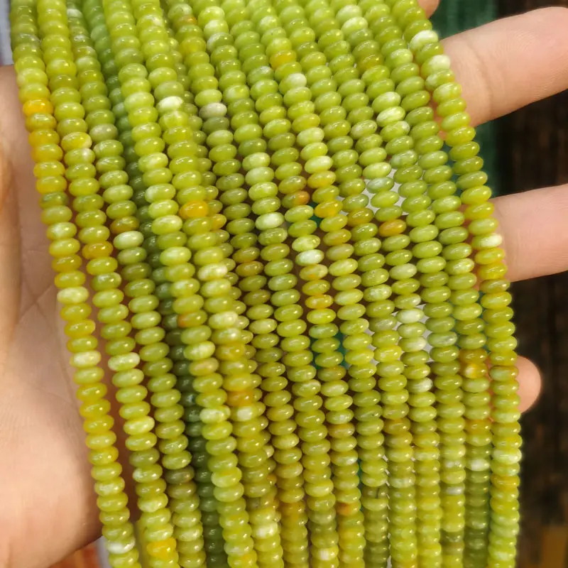 Natural Stone Flat Beads Lapis Lazuli Spacer Abacus - Image 58
