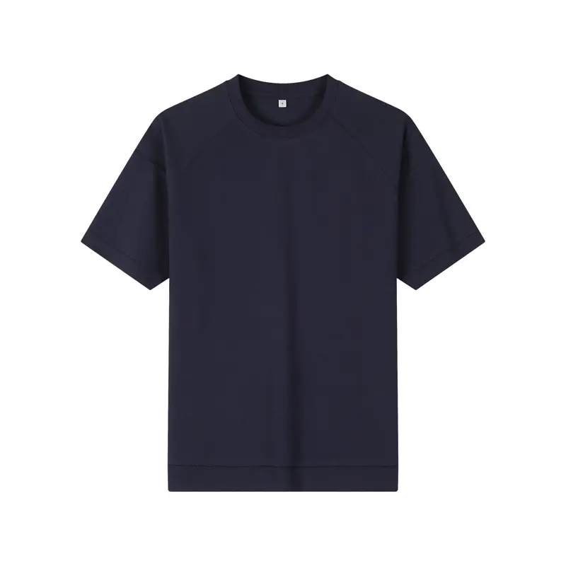 Dengjue Men T-Shirt 210g Cotton Twill Raglan Sleeve Drop Shoulder - Image 2