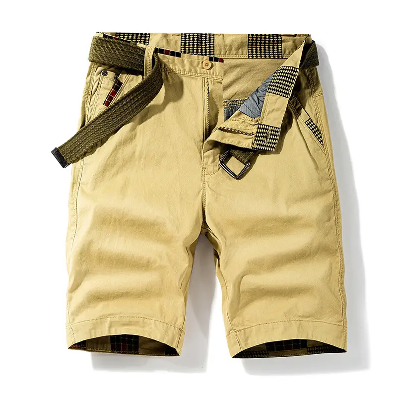 Red Cotton Shorts for Girls, Plain Design, Cross-border, 63651 - Image 7