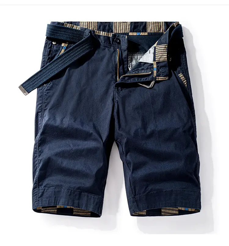 Red Cotton Shorts for Girls, Plain Design, Cross-border, 63651 — feature 12