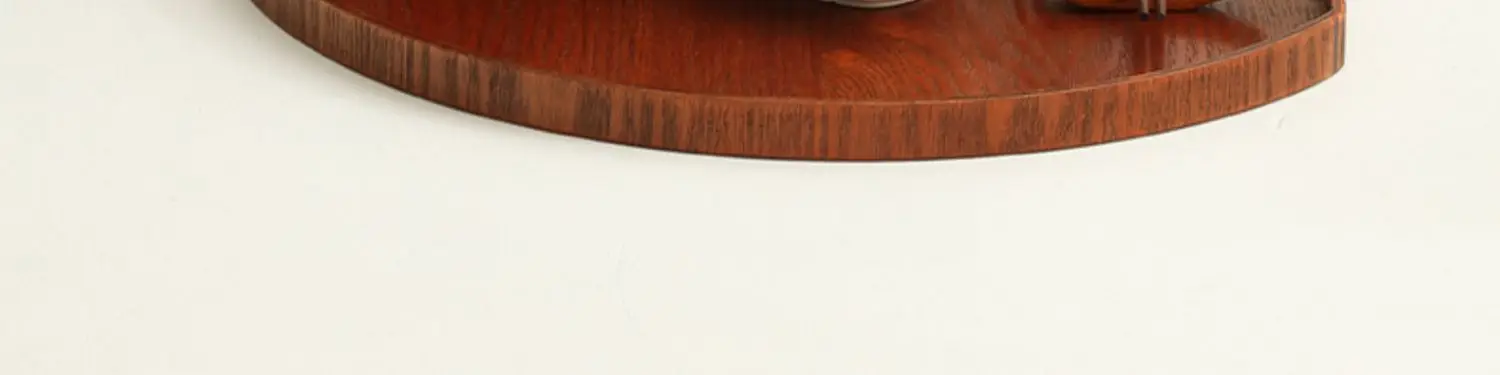 Japanese Round Wooden Tray 30x17cm Custom Logo — feature 17