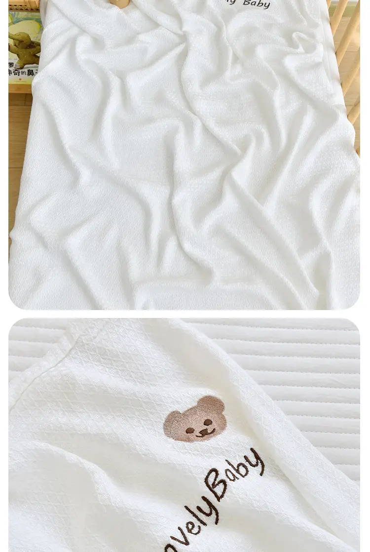 Newborn Ice Silk Blanket Baby Summer Cool Sense Thin Bamboo Fiber — feature 14