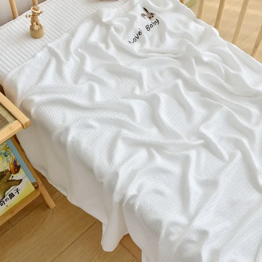 Newborn Ice Silk Blanket Baby Summer Cool Sense Thin Bamboo Fiber - Image 2