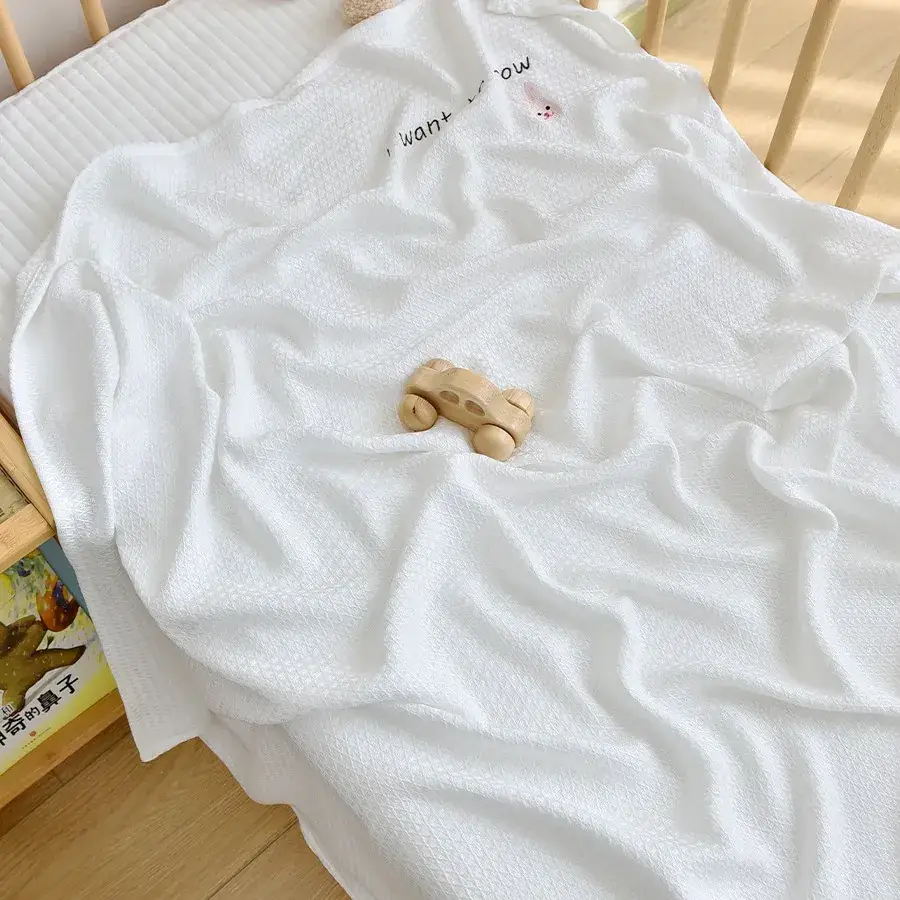 Newborn Ice Silk Blanket Baby Summer Cool Sense Thin Bamboo Fiber - Image 3