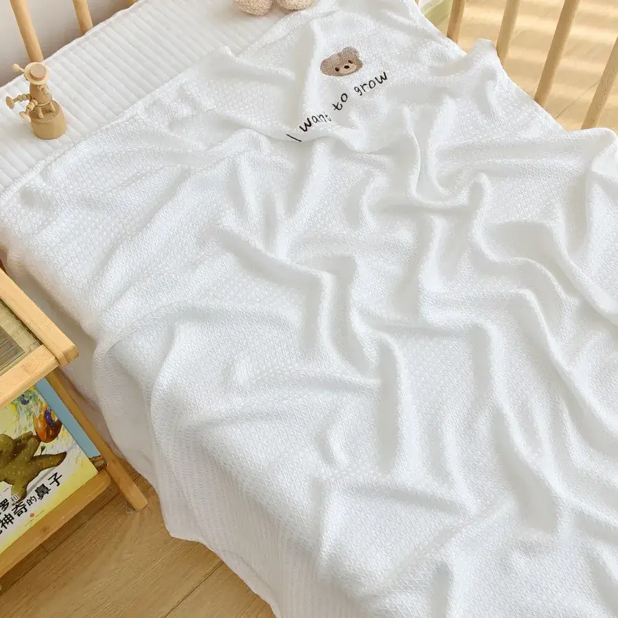Newborn Ice Silk Blanket Baby Summer Cool Sense Thin Bamboo Fiber - Image 6