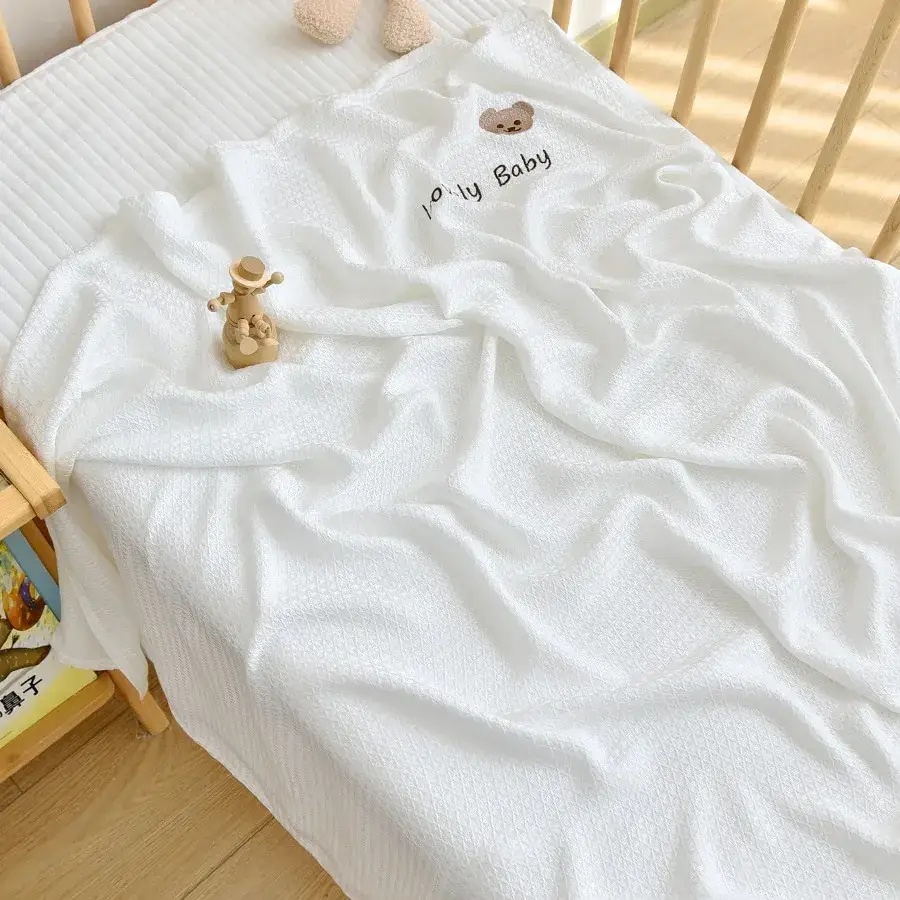 Newborn Ice Silk Blanket Baby Summer Cool Sense Thin Bamboo Fiber - Image 9