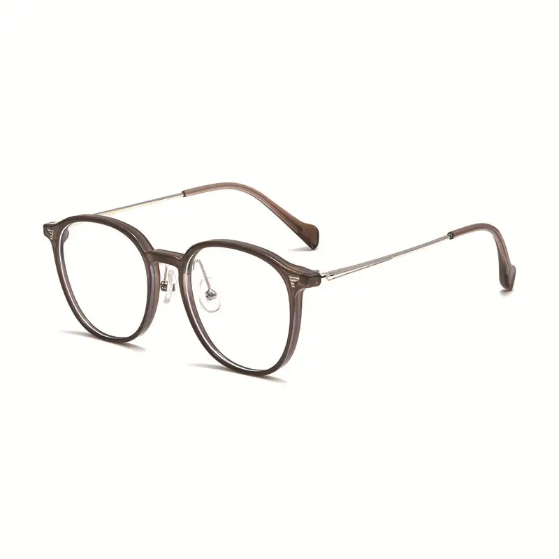 Cold Brown Round Frame Myopia Glasses Women Wholesale - Image 10