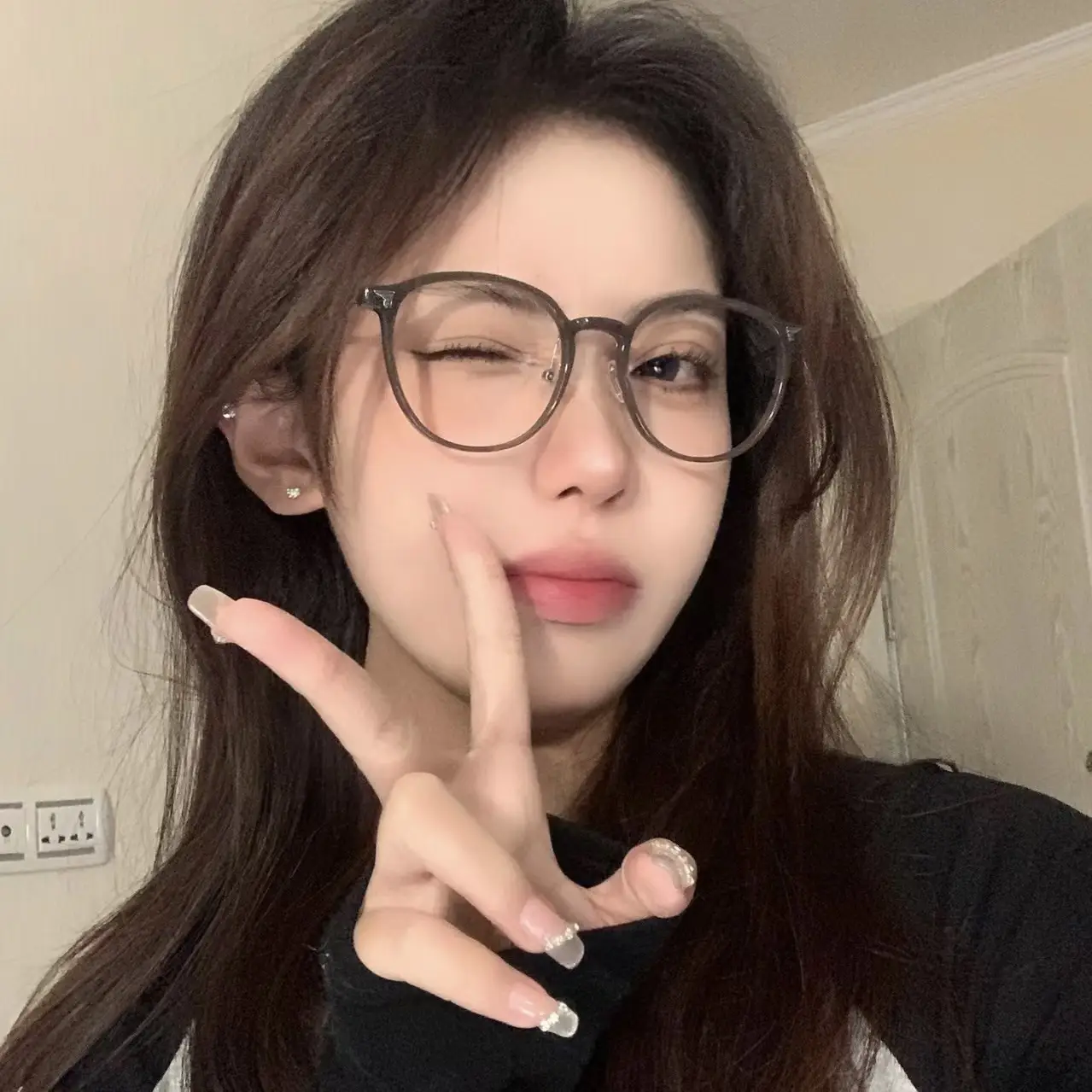 Cold Brown Round Frame Myopia Glasses Women Wholesale — feature 8
