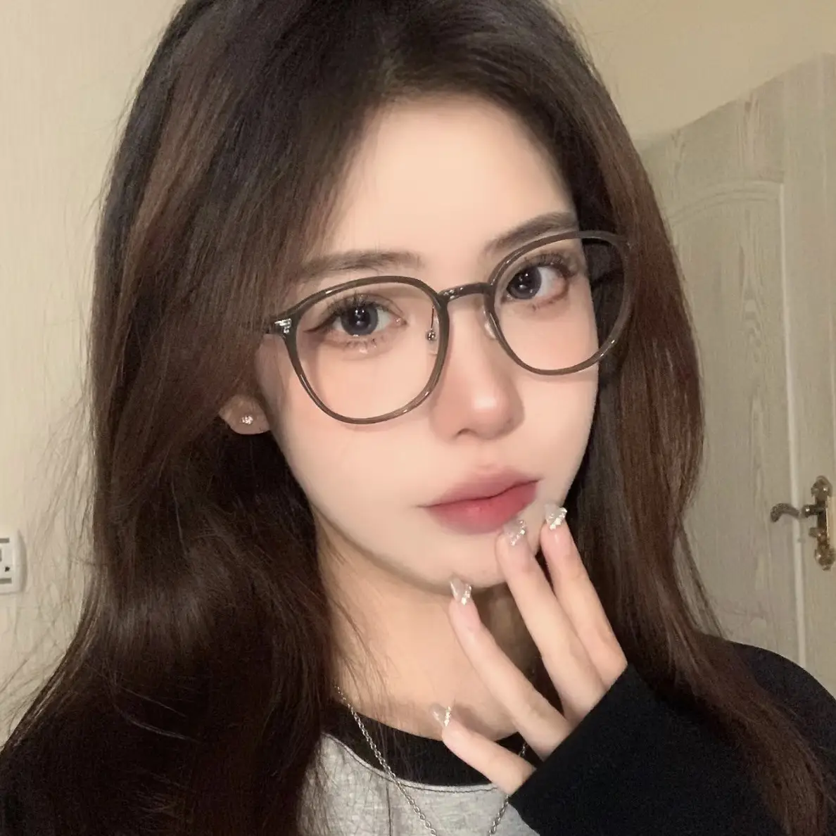 Cold Brown Round Frame Myopia Glasses Women Wholesale — feature 9