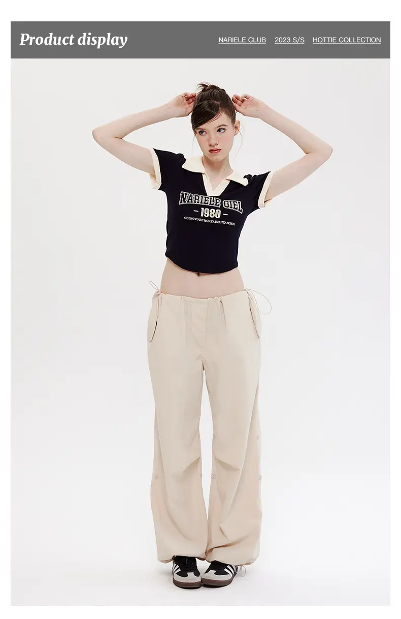 Narièle 2023 Letter Embroidered Women's Top — feature 6
