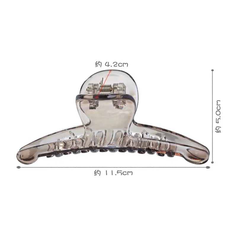 12cm Large Hair Clip with Moon Claw Design