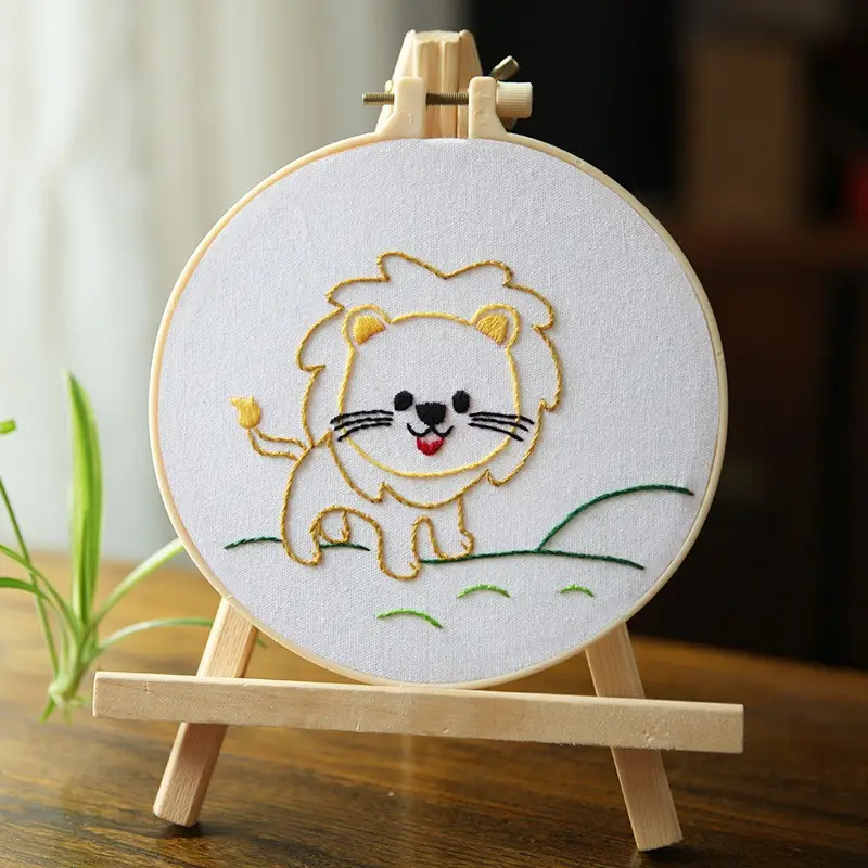 Cute Cartoon Dog Embroidery Hanging Picture for Kids - Image 34