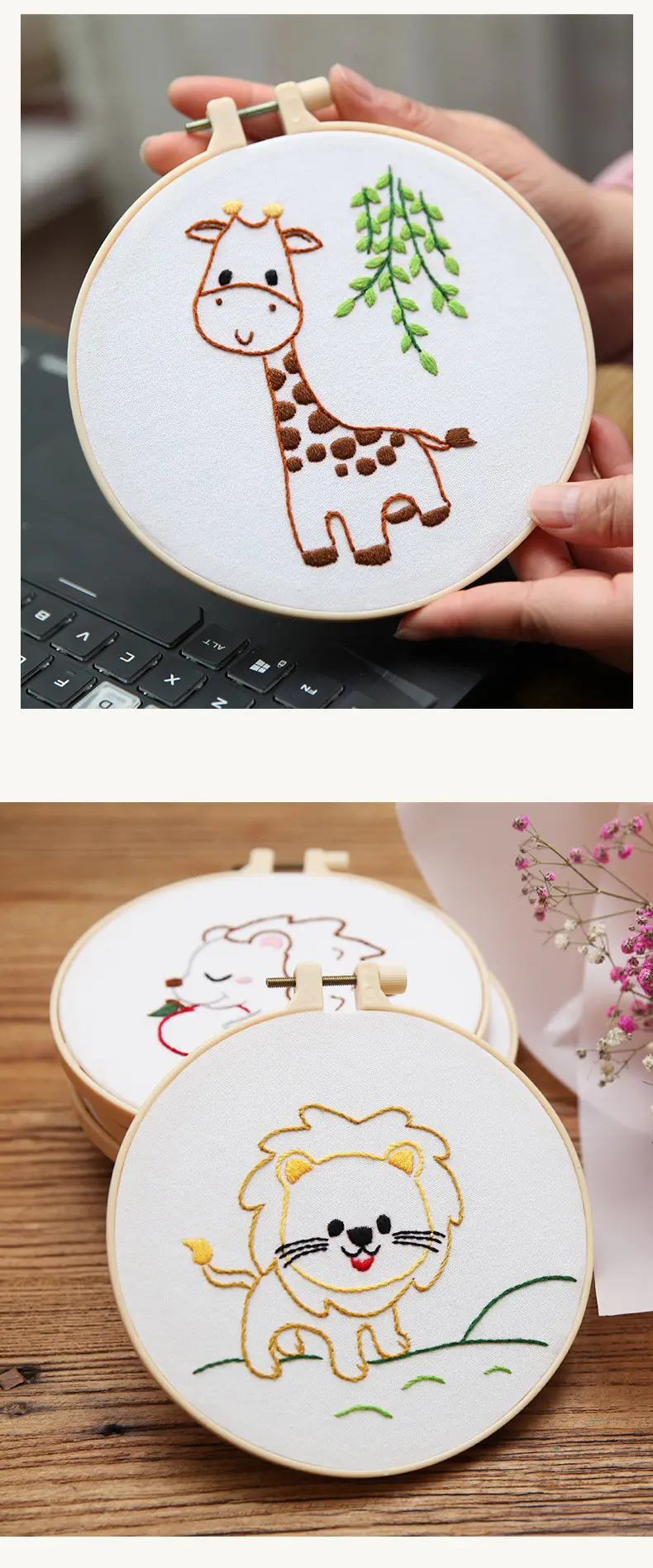 Cute Cartoon Dog Embroidery Hanging Picture for Kids — feature 13