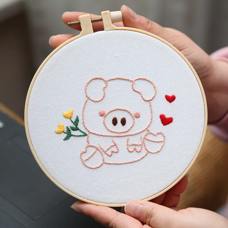 Cute Cartoon Dog Embroidery Hanging Picture for Kids - Image 12