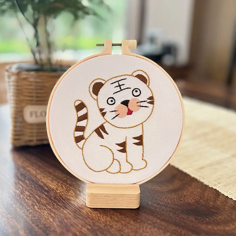 Cute Cartoon Dog Embroidery Hanging Picture for Kids - Image 3