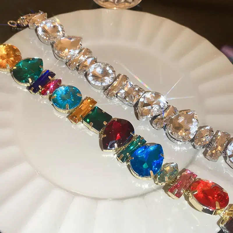 Exaggerated Diamond Choker Necklace for Women - Image 5