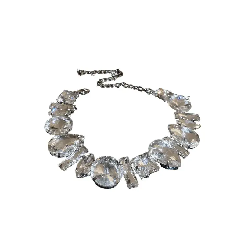 Exaggerated Diamond Choker Necklace for Women - Image 7