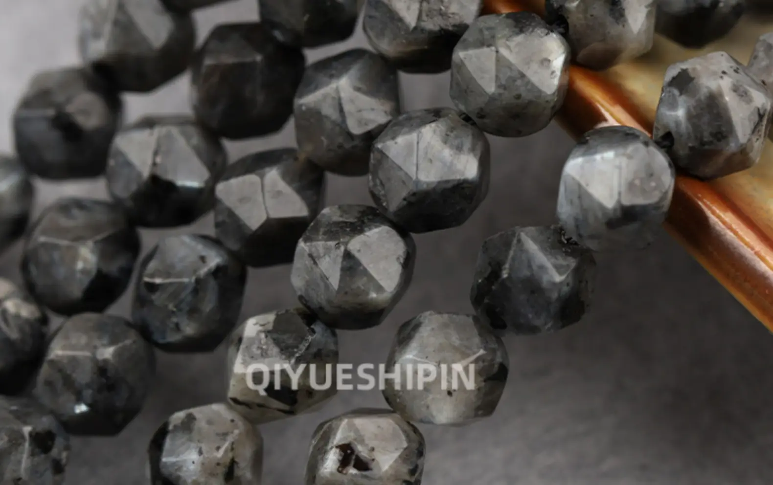 Black Cut Diamond Beads for DIY Jewelry Accessories — feature 30