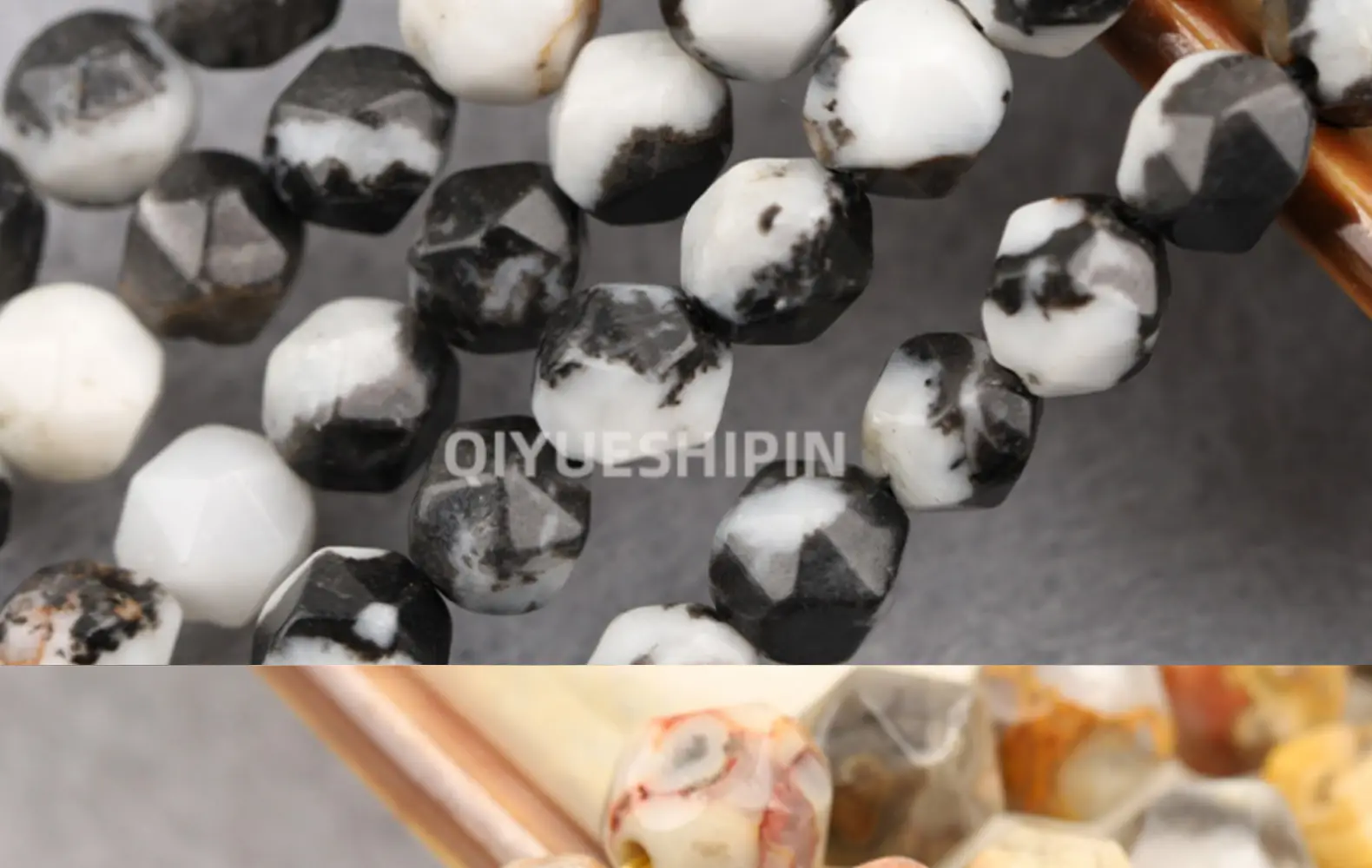 Black Cut Diamond Beads for DIY Jewelry Accessories — feature 33