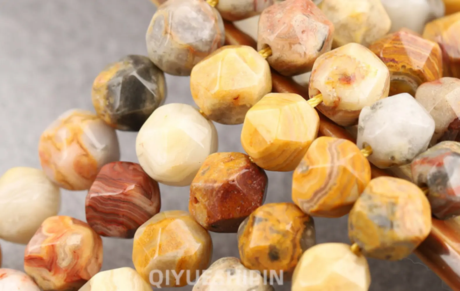 Black Cut Diamond Beads for DIY Jewelry Accessories — feature 34