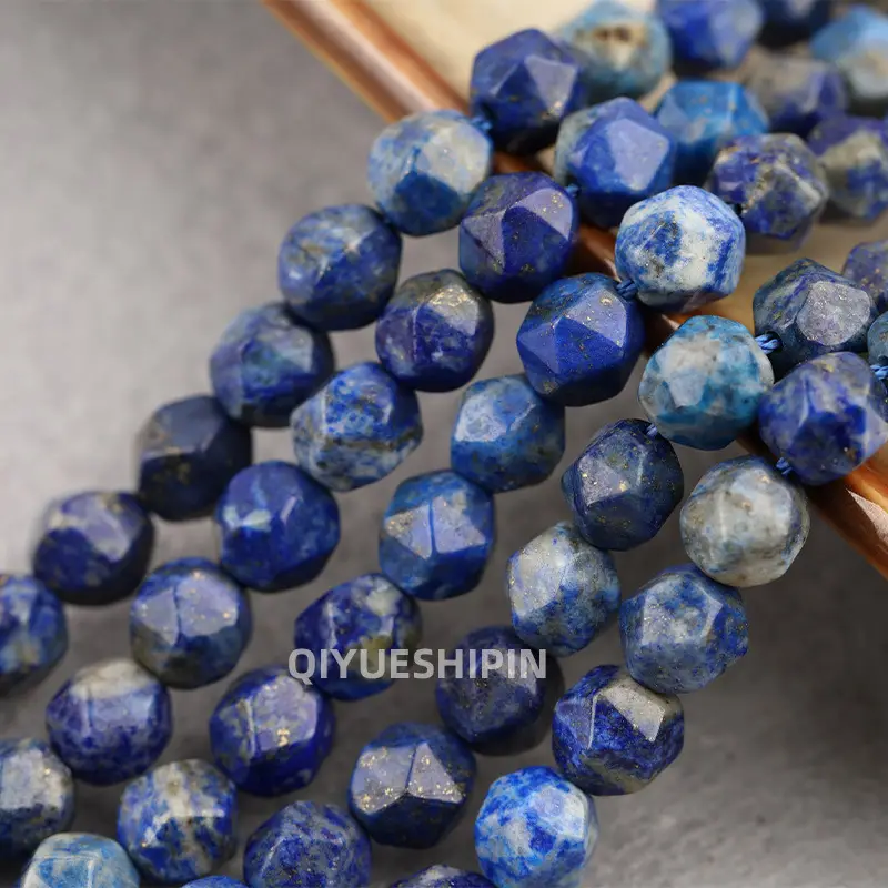 Black Cut Diamond Beads for DIY Jewelry Accessories