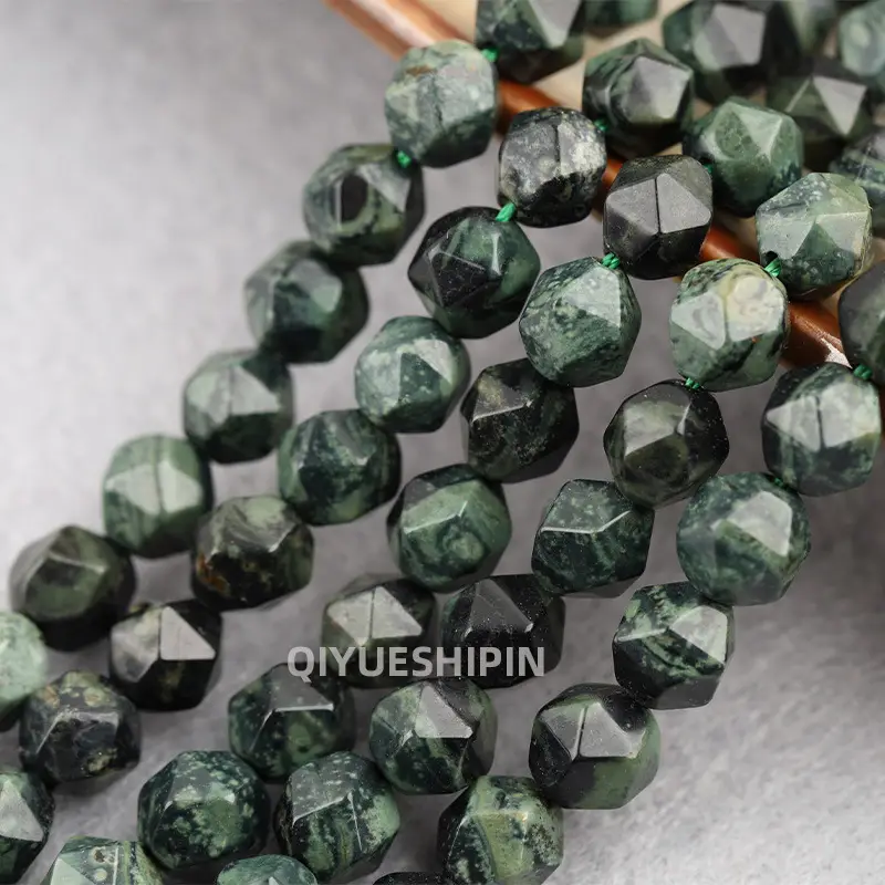 Black Cut Diamond Beads for DIY Jewelry Accessories