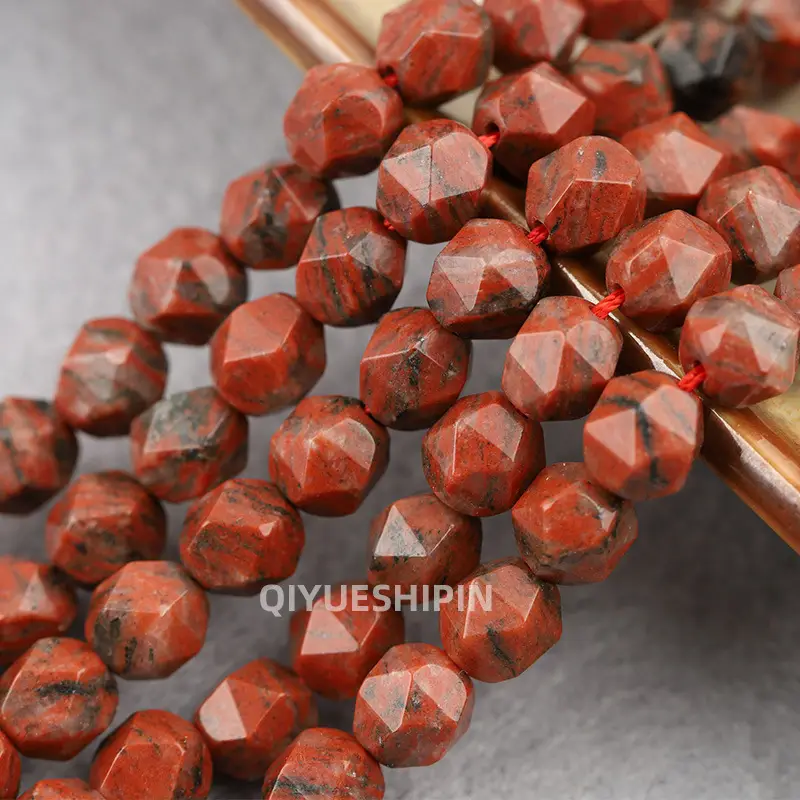 Black Cut Diamond Beads for DIY Jewelry Accessories