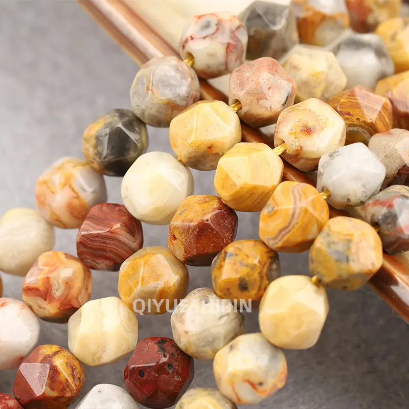 Black Cut Diamond Beads for DIY Jewelry Accessories