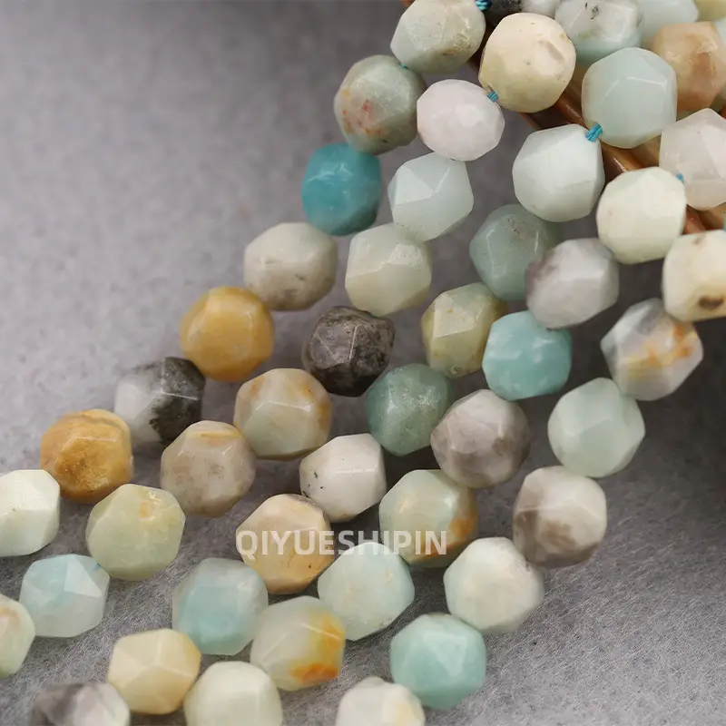 Black Cut Diamond Beads for DIY Jewelry Accessories