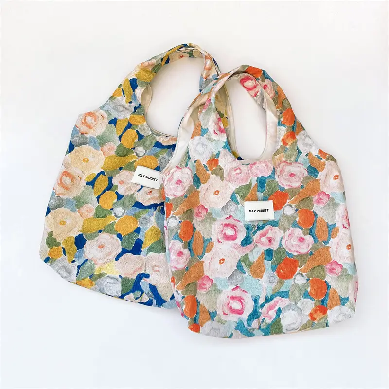 Vintage Floral Canvas Shoulder Bag for Students — feature 14