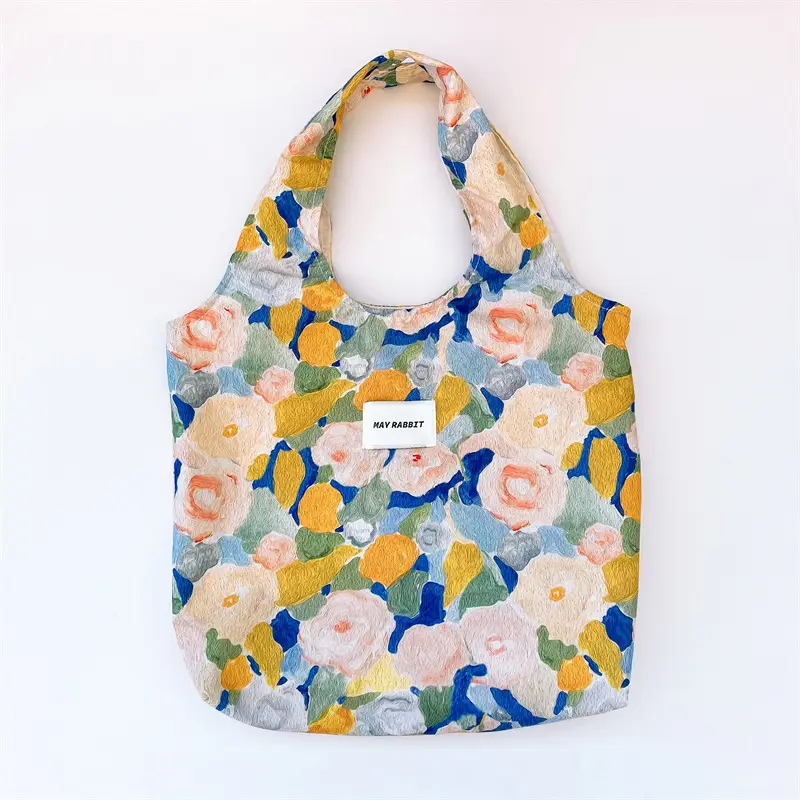 Vintage Floral Canvas Shoulder Bag for Students — feature 21