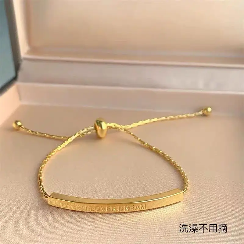 Golden European Cross-Border Geometric Bracelet Wholesale - Image 3