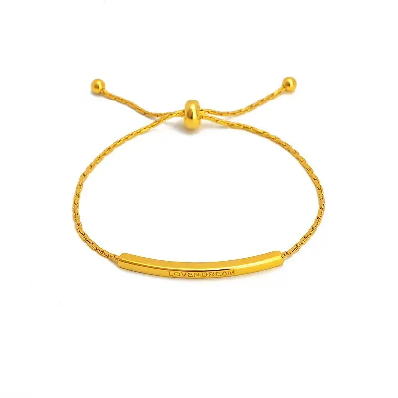 Golden European Cross-Border Geometric Bracelet Wholesale - Image 5