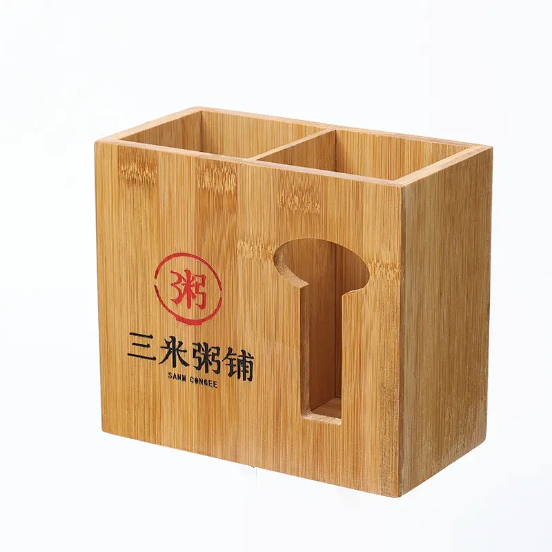 Bamboo Chopstick Barrel 8x5.8cm for Home & Bar