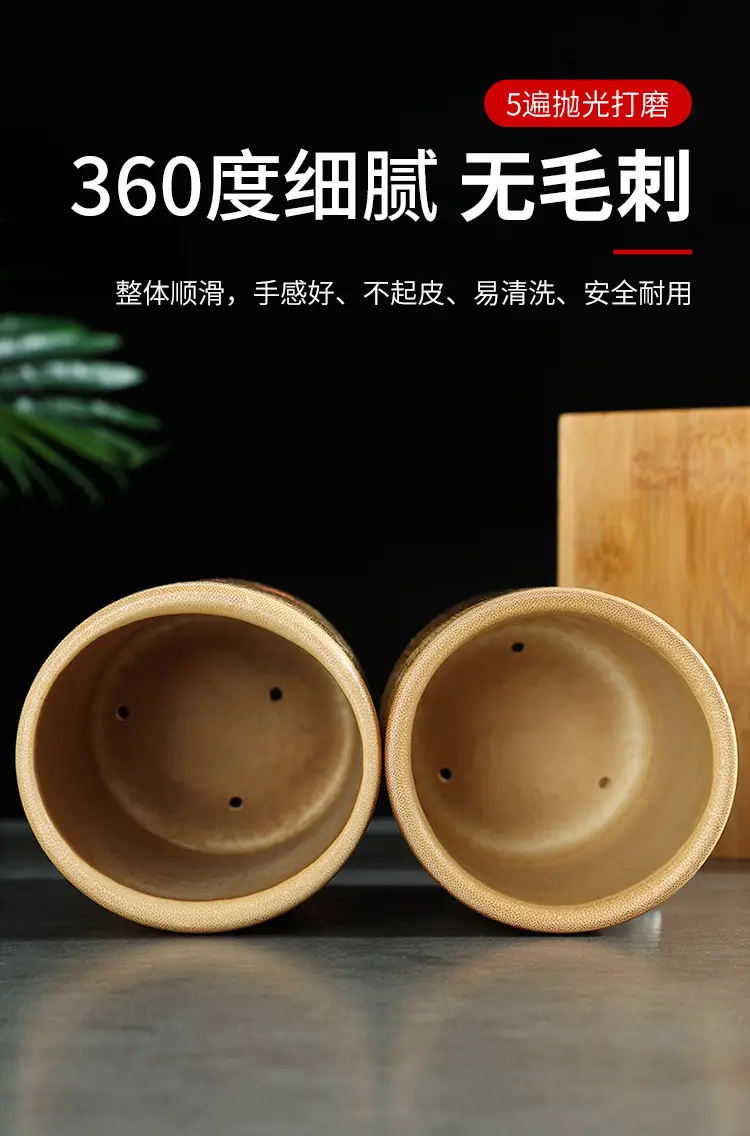 Bamboo Chopstick Barrel 8x5.8cm for Home & Bar — feature 9