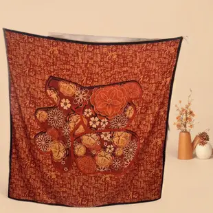 Long Narrow Silk Scarf for Women with Zipper Closure — feature 9