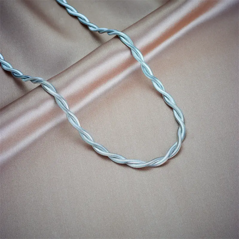 Gold Plated Chain Necklace & Bracelet Set for Men - Image 17
