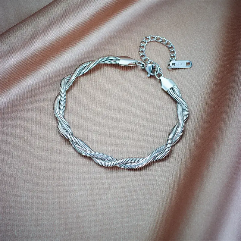 Gold Plated Chain Necklace & Bracelet Set for Men - Image 18