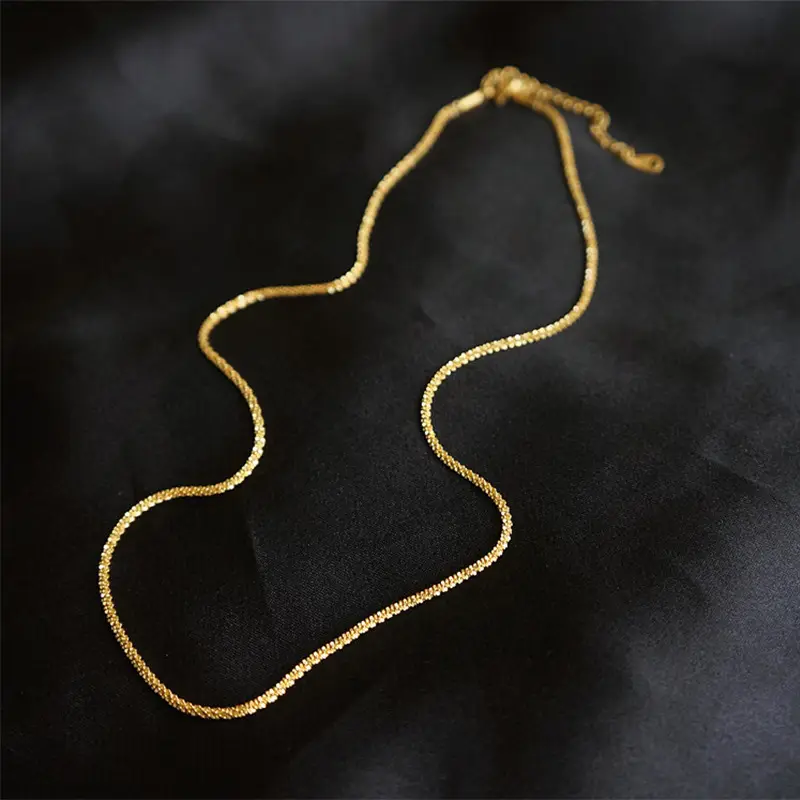 Gold Plated Chain Necklace & Bracelet Set for Men - Image 21