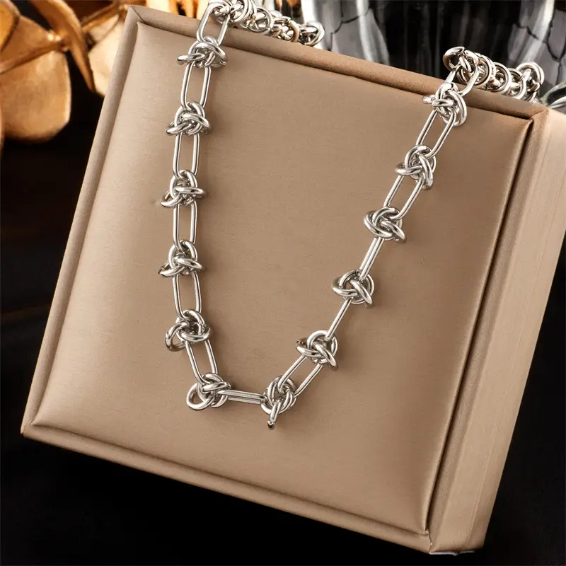 Gold Plated Chain Necklace & Bracelet Set for Men - Image 27