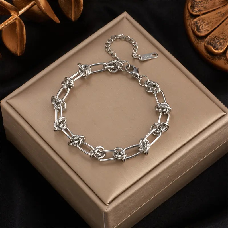 Gold Plated Chain Necklace & Bracelet Set for Men - Image 28