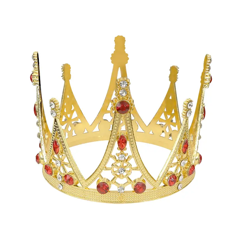 Gold Baroque Crown for Girls & Boys Birthday Decoration - Image 12