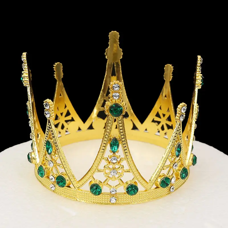 Gold Baroque Crown for Girls & Boys Birthday Decoration - Image 8